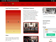 Tablet Screenshot of marylandfamiliesforsafebirth.org